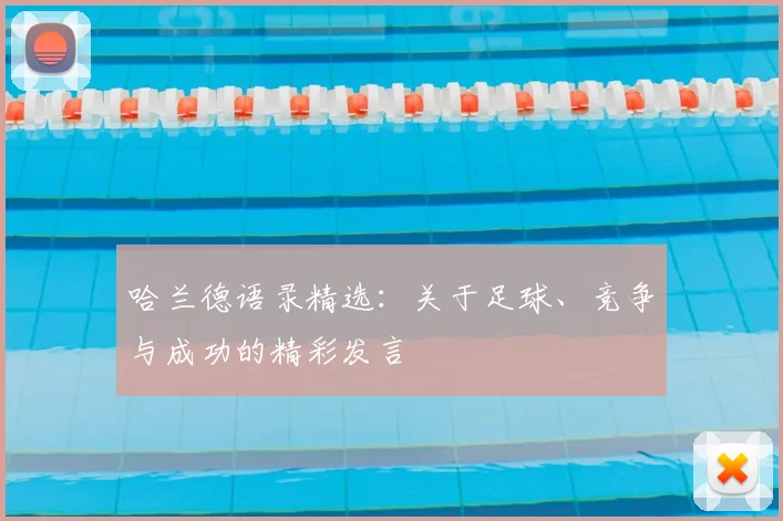 哈兰德语录精选：关于足球、竞争与成功的精彩发言